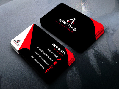 Professional modern minimalist business card design