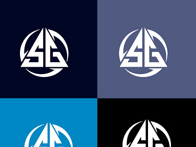 S+G monogram logo 3d branding graphic design logo logomaker motion graphics