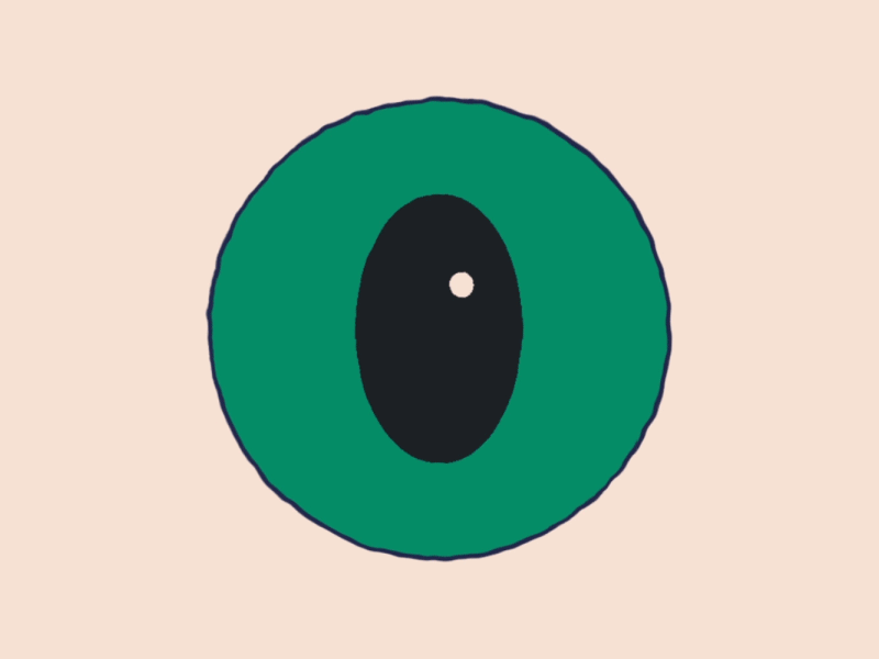 Eye 9square cycle eye finger green