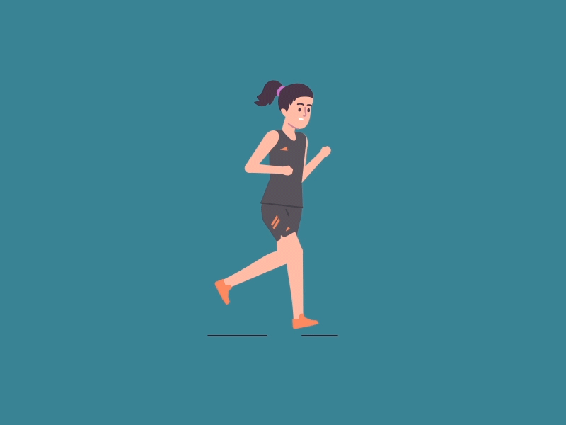 Slow jogging by Moorthyfolio on Dribbble