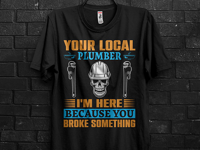 Plumber t-shirt design