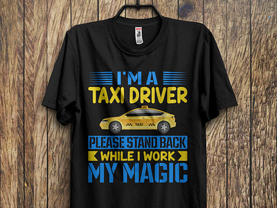 Taxi driver t-shirt design branding design graphic design illustration t shirt taxi driver t shirt design vector vintage