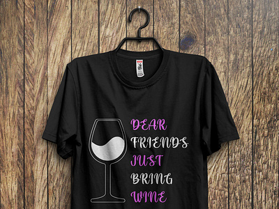 Wine t-shirt design