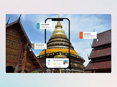 AR Navigation for Thailand Tourist Attraction