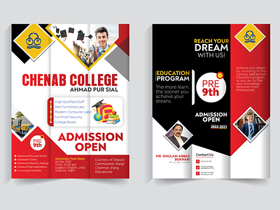School Flyer Design | AraizKhalid.com | Graphic Designer