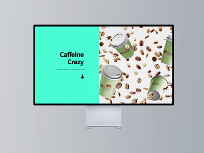 Caffeine Crazy adobe branding design graphic design logo ui website