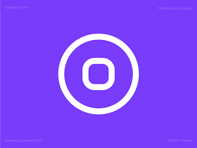 Circle icon - ideate icons