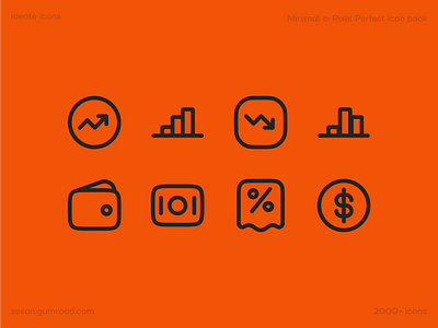 Finance icon set | ideate icons