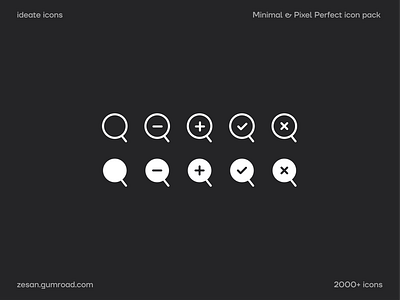 search icons - ideate icons