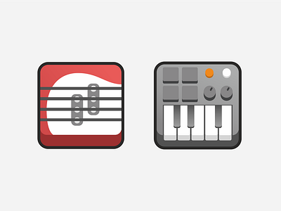 Icons Guitar, Piano