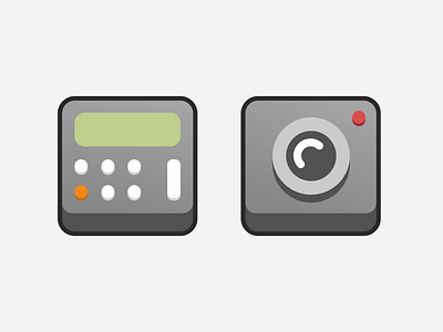 Icons Calculator, Camera