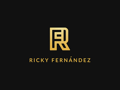 Ricky Fernández branding identity logo mark