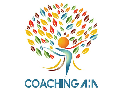 Coaching AHA design illustration logo