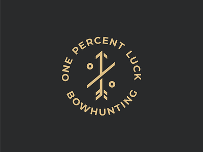 One percent luck logo