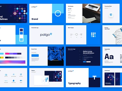 Brandbook brand guidelines brand identity brandbook branding color palette documents guidebook layout design logo design logo system organize paligo style guide typography unfold