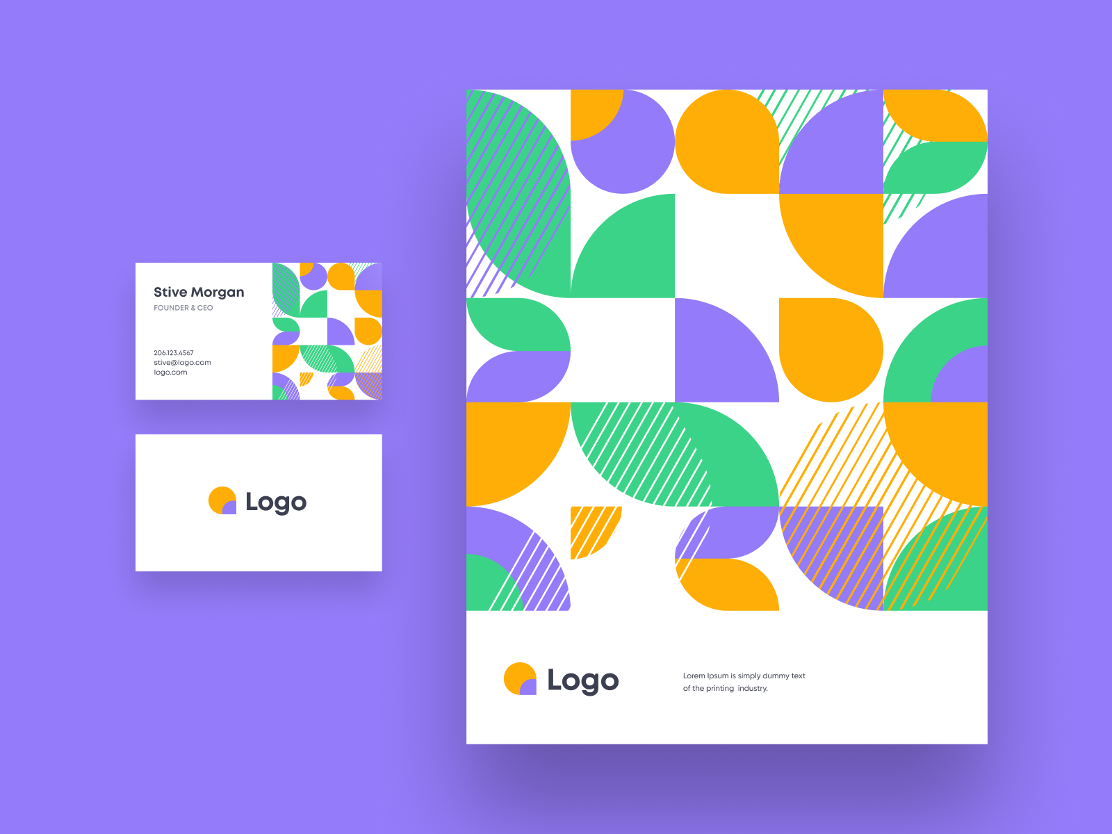 Brand Patterns by Benjamin Oberemok for unfold on Dribbble