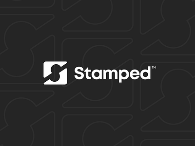 Stamped logo concept branding icon identity logo design logotype mark stamp stamped typography unfold