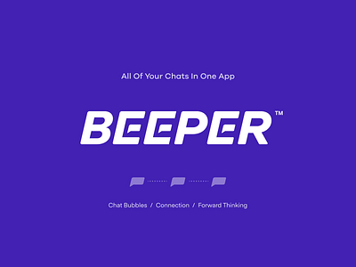 Beeper Logotype Concept