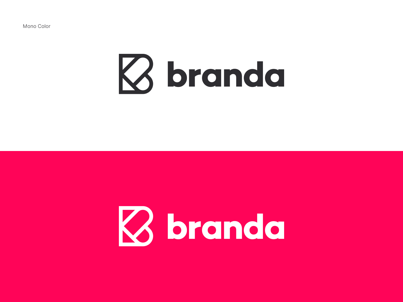 Branda Logo Design by Benjamin Oberemok for unfold on Dribbble