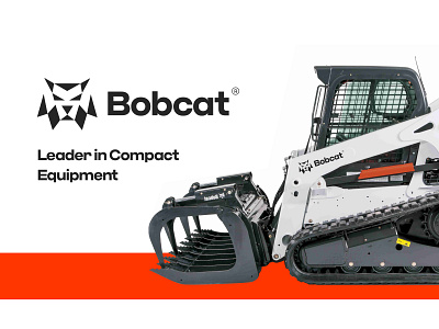 Bobcat logo redesign bobcat branding compact construction development equipment excavators industry loaders logo concept logo design logo redesign logotype machines mark tractors