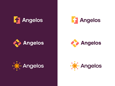 Angelos logo concepts angelos branding christianity church colors community connect icon logo concept logo design logo exploration logotype unfold
