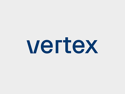 Vertex automation bill clean consumer document e-commerce logo design logotype management modern payroll reporting tax tax management tax solutions type typography unfold vertex