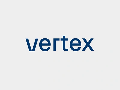 Vertex automation bill clean consumer document e commerce logo design logotype management modern payroll reporting tax tax management tax solutions type typography unfold vertex