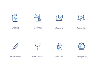 Medical icons anaesthesia branding checkup cleaning clinic dental emergency extraction health icondesign iconography icons iconset illustration medical medical icons pediatric symbols unfold
