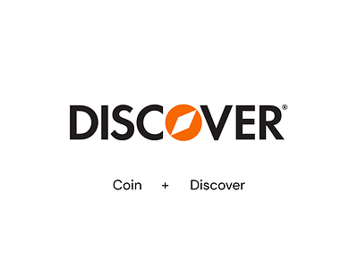 Discover logo redesign bank coin discovery finance logo design logo redesign manage modern rebrand refresh typography unfold