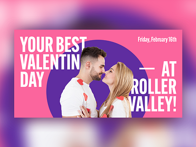 Valentine's Day Invitations banner couple design invitation love type typography valentines day