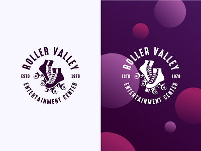 Logo redesign for RV brand identity branding design font logo design logotype mark roller roller skating skate symbol typography