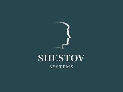 Shestov Systems Logo brand identity designer brandbook branding project color palette green emblem logo design logo mark design logo mark wordmark monogram negative space sign mark systems
