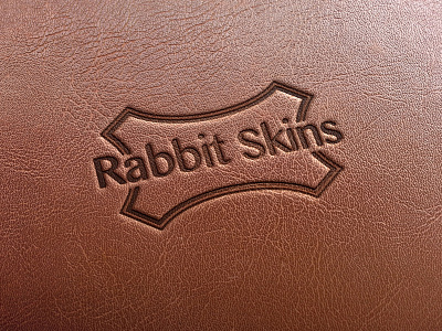 Rabbit Skins Logo Design brand identity designer branding project emblem leather logo design logo mark design logo mark wordmark logotype monogram sign mark skins