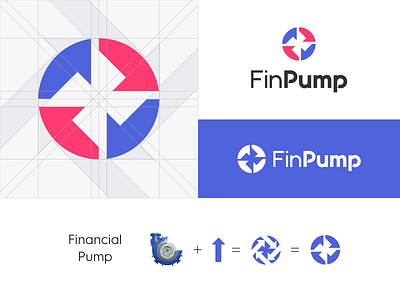 PinPump - Logo Design brand identity branding designer financial icon identity logo logotype mark pump seattle symbol
