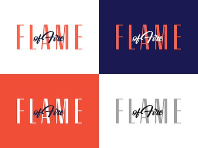 Flame of fire - Logo Design brand exploration brand identity branding fire flame graphic design logo logo design logo maker logotype rebranding seattle type typography