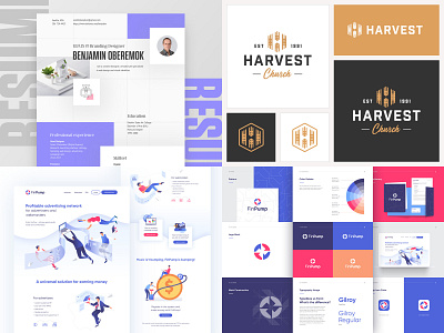 Top 4 shots from 2018 best design brand guidelines brand identity branding clean creative cv design illustration landing page logo resume seattle style guide ui ux web design