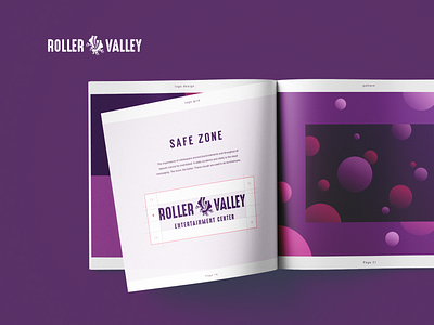 Roller Valley - Case Study behance project brand guidelines brand identity branding business case study entertainment figmadesign logo print roller roller skates seattle style guide typography web design