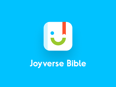 JoyVerse Logo app bible bible verse brand identity branding christian clean joy joyverse logo design logotype mark typography unfold