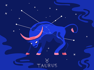 Zodiac signs: Taurus by Gosia Nowak on Dribbble