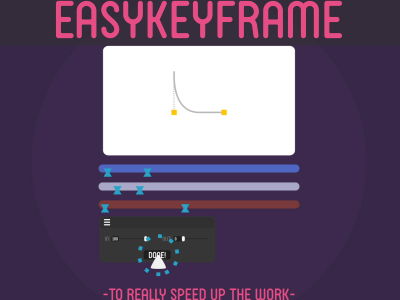 easyKeyframe - Script for After Effects - after effects animated animation character design easy graphic keyframe motion plugin script ui