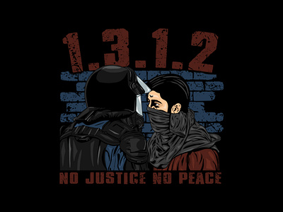 No Justice No Peace branding casual design football graphic design hooligan illustration tifosi ultras vector