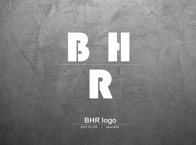 BHR logo design branding design graphic design illustration logo photoshop