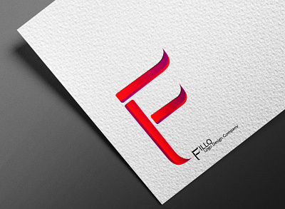 FILLO Logo 3d branding design graphic design illustration logo photoshop vector