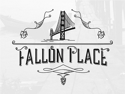 Fallon Place francisco gate golden logo san wine winery