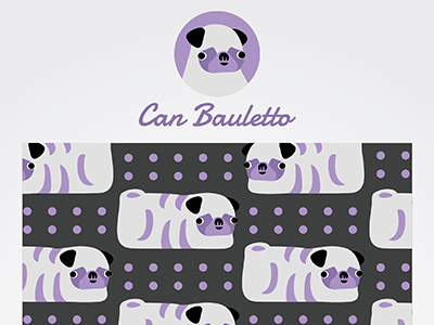 Can Bauletto carlino carpet dog pug