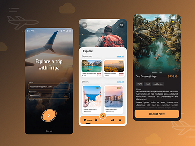 Travel Booking App Design