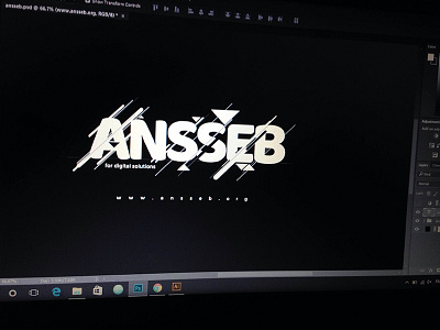 ANSSEB - Brand Identity Pack WIP ansseb black and white brand digital agency identity logo pack wip