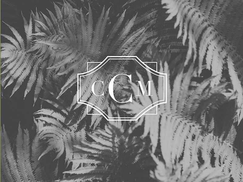 CCM - Submark monogram coastal submark branding logo design