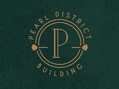 Pearl District Wedding Venue Submark branding eclectic logo speakeasy weddingvenue