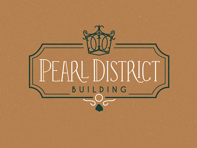 Pearl District Wedding Venue Logo branding customtypography eclectic logodesign typography design